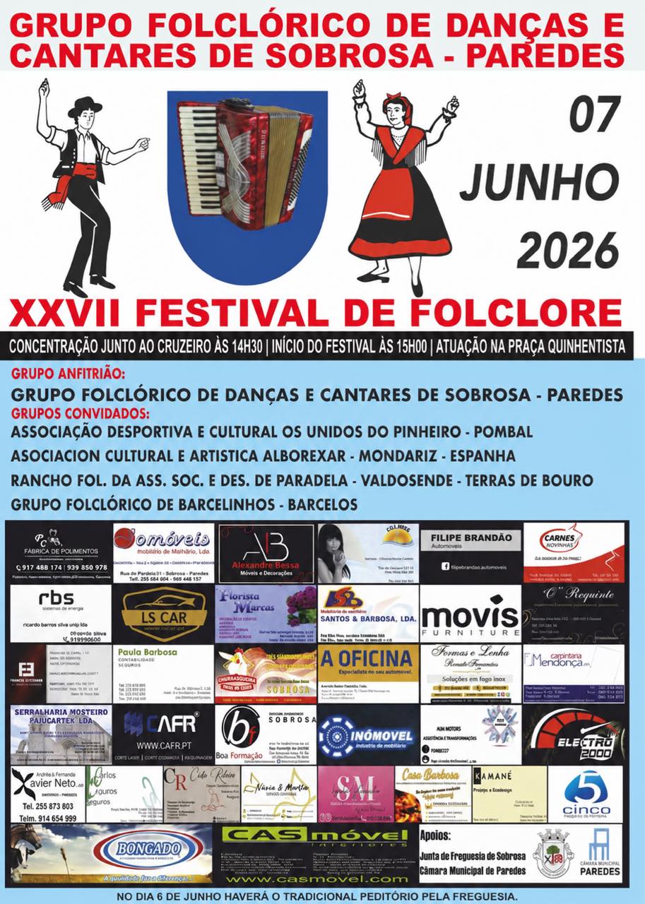 XXVII Festival de Folclore da Vila de Sobrosa
