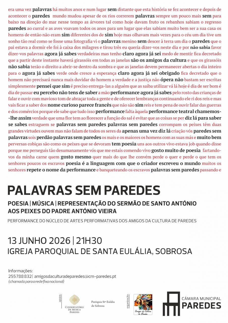 Palavras sem Paredes