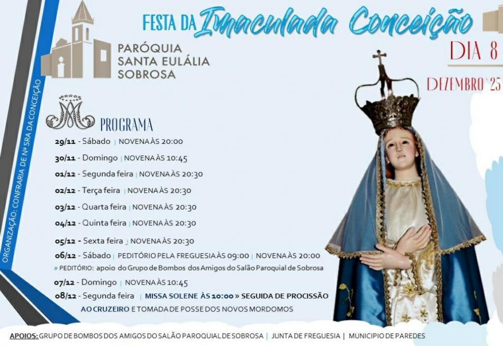 Festa de Nossa Senhora da Concei&ccedil;&atilde;o